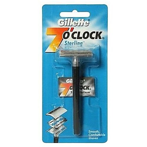 Buy Gillette 7 O Clock Razor Sterling 1 Pc Online At Best Price of Rs ...
