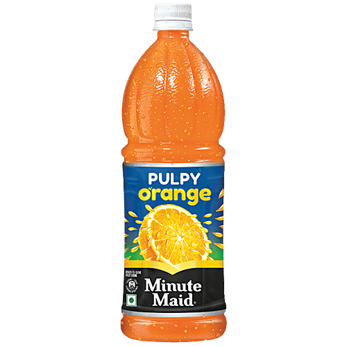 Minute Maid Minute Maid Pulpy Orange Juice Ready To Serve Fruit Drink, L