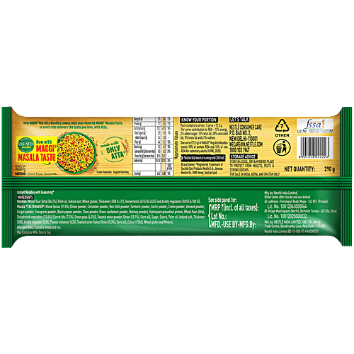 Maggi Nutri-Licious Masala Veg Atta Noodles 290 Gm