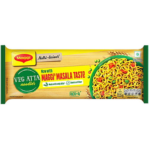 Maggi Nutri-Licious Masala Veg Atta Noodles 290 Gm