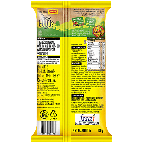 Maggi 2-Minute Masala Noodles 140 Gm