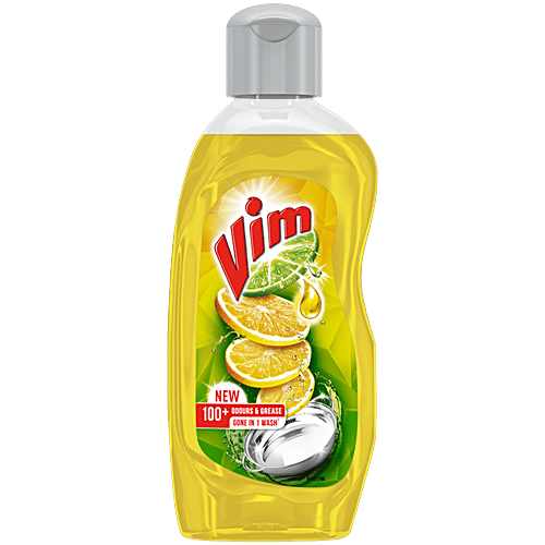 Vim Lemon Concentrated Dishwash Liquid 250 ml