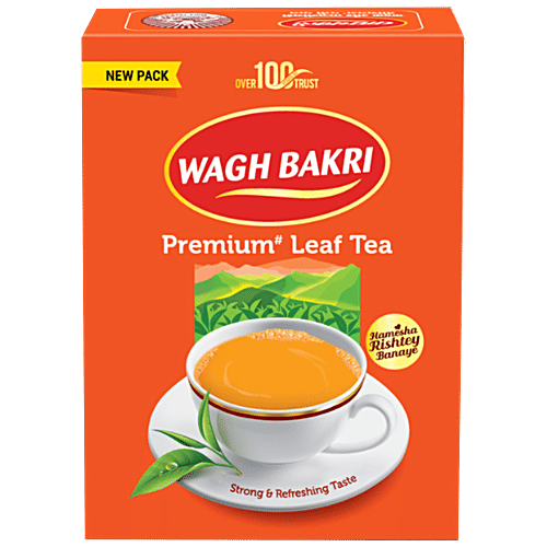 WAGH BAKRI PREMIUM LEAF TEA KADAK RICH TASTE 250G.