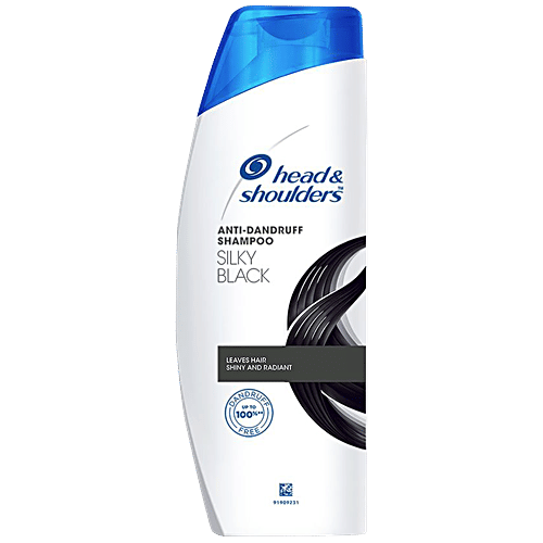 Head Shoulder Anti Dandruff Shampoo Silky Black 180 Ml