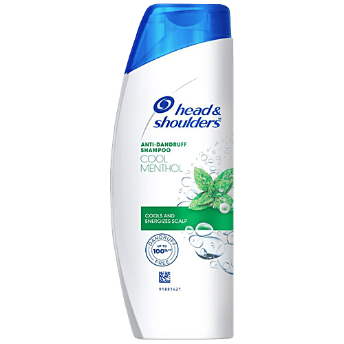 Head Shoulders Cool Menthol Anti-Dandruff Shampoo Cools Energizes  Scalp, Upto 100% Dandruff Free, 72 ml
