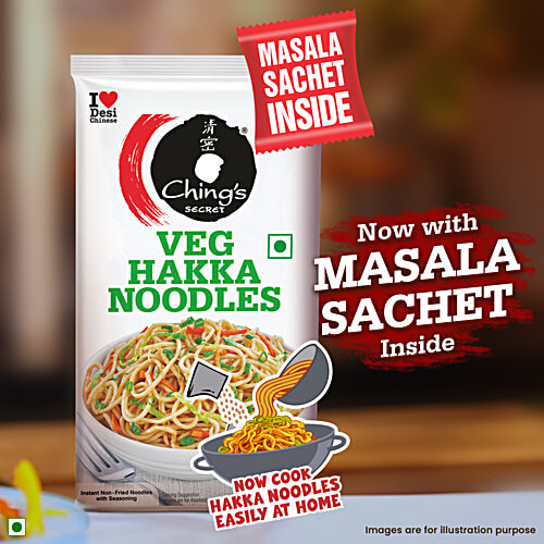 Ching'S Secret Just Soak Veg Hakka Noodles 140 Gm