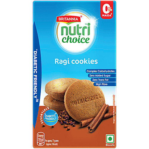 Recipe Ragi Cookies For Babies Buy Britannia Nutri Choice Cookies Ragi 150  Gm Carton Online At