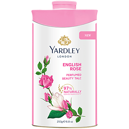 Buy Yardley Perfumed Talc English Rose 250 Gm Online at the Best