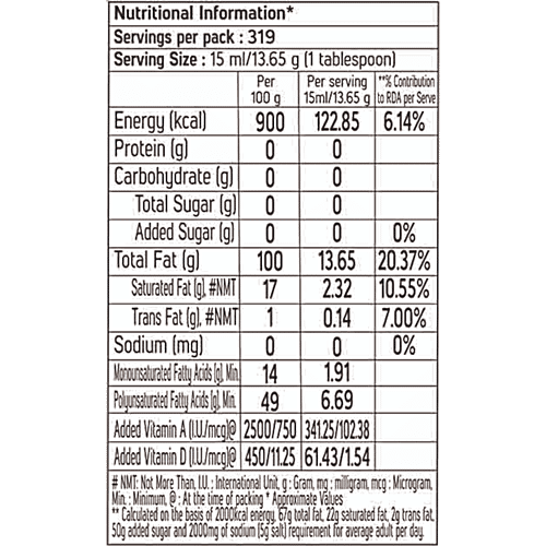 Fortune Sunlite Refined Sunflower Oil 4.35 Kg