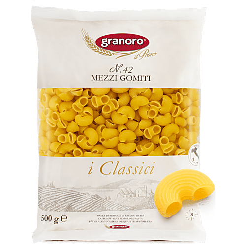 Elbow Rigati Buy Granoro Mezzi Durum Wheat Pasta - Gomiti/Macroni/Elbow Online at ...