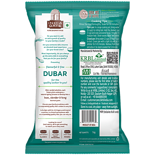 India Gate Dubar Basmati Rice