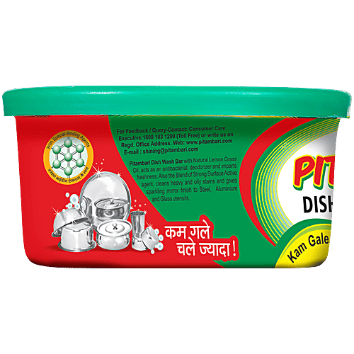Pitambari antibacterial And dishwash Bar with Scrub 800G Con