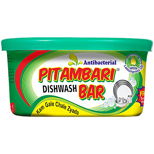 Pitambari antibacterial And dishwash Bar with Scrub 800G Con