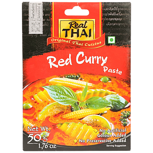 Buy Real Thai Paste Red Curry 50 Gm Pouch Online at the Best Price of ...