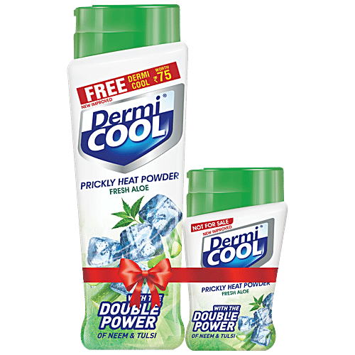 Buy Dermi Cool Prickly Heat Powder Fresh Aloe Online at Best Price of ...