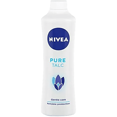 Nivea Pure Talcum Powder For Men Women For Gentle Fragrance Reliable  Protection Against Body Odour, 400 g