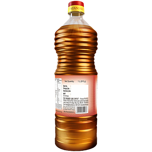 Patanjali Pure Mustard Oil, Natural Kachi Ghani, Sarso ka Tel