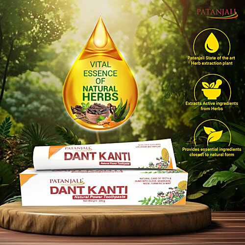 Patanjali Dant Kanti Natural Toothpaste 200G