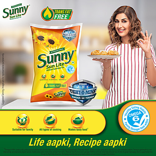 Sunny Sun Lite Refined Sunflower Oil 800 Gm