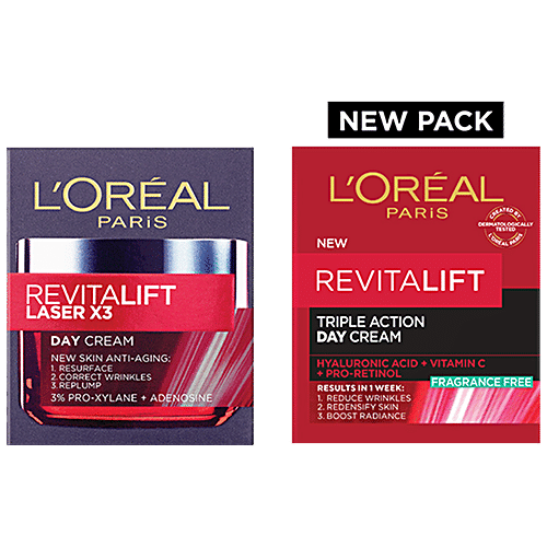 Buy Loreal Paris Revitalift Laser X3 Day Cream 50 Ml Online at the