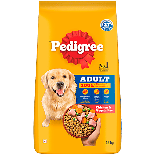 Buy Pedigree Daily Food For Adult Dogs Chicken Vegetables 15 Kg