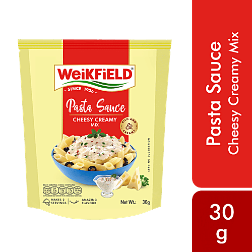 Weikfield Pasta Sauce Cheesy Creamy Mix, Instant Pasta Sauce, 30 g