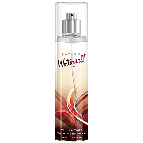 Layerr Wottagirl Fragrant Body Splash Vanilla Twist, 135 ml