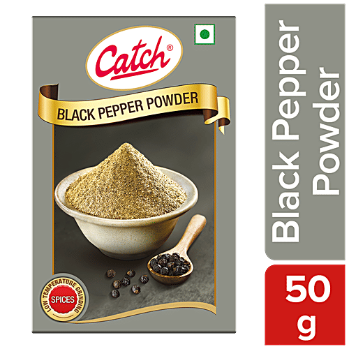 Catch Black Pepper - Powder, 50 g Carton