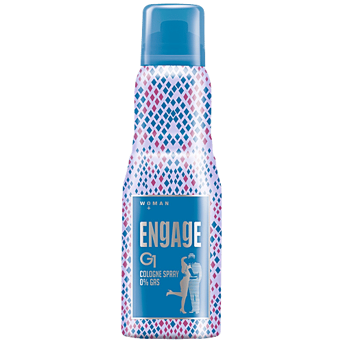 Engage G1 Cologne Spray No Gas Perfume, Floral Sweet, Skin Friendly,  For Women, 135 ml