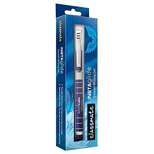 Classmate Gel Pen Blue, Instaglide, pc