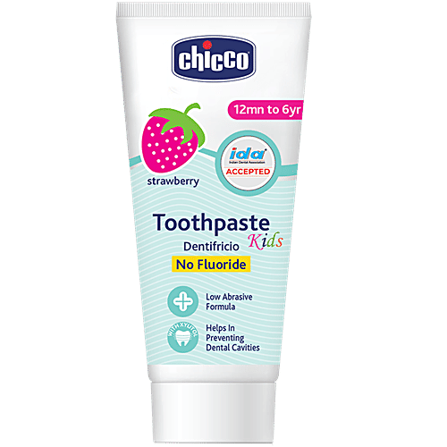 Chicco Strawberry Flavour Toothpaste For Babies, 50 g