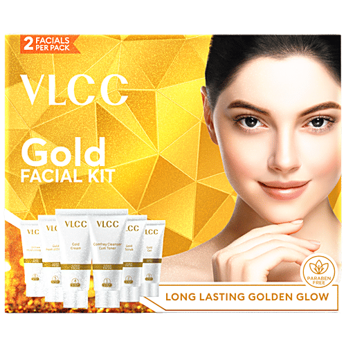 Buy Vlcc Natural Sciences Gold Facial Kit For Luminous And
