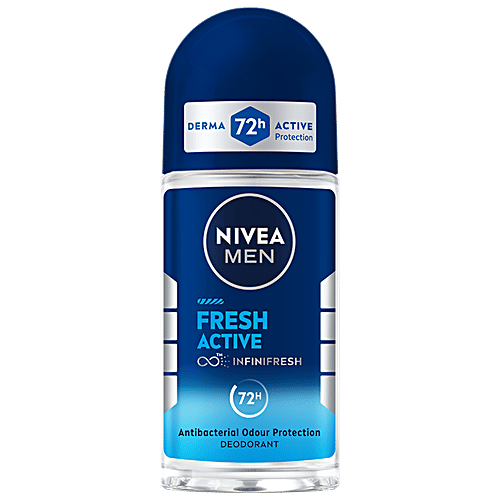 Nivea Men Fresh Active Roll On Deodorant, 50 ml