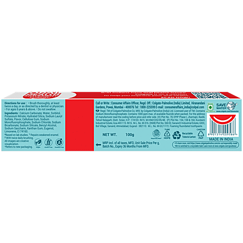 Colgate Active Salt Anticavity Toothpaste 100G