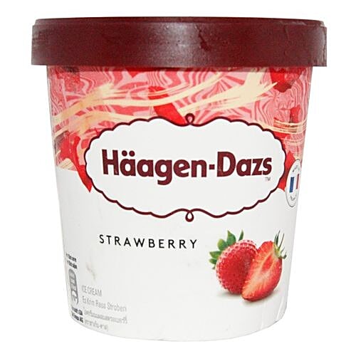 Buy Haagen-Dazs Ice Cream Strawberry 473 ml Online at Best Price