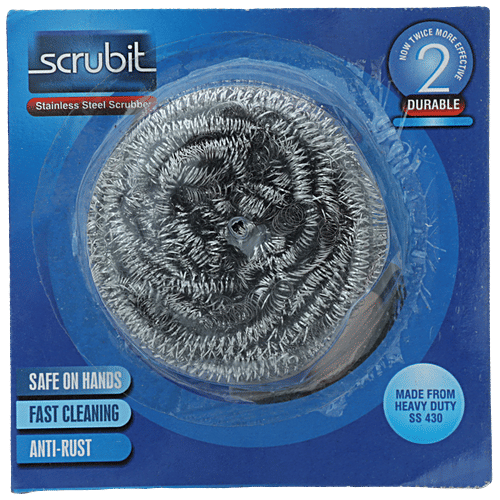 Scrubru Buy Scrubit Scrubbers - Stainless Steel 1 pc Online at Best Price. of ...