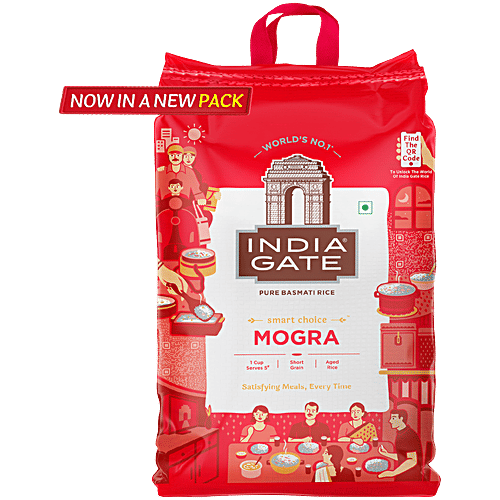 India Gate Basmati Rice/Basmati Akki Mogra/Broken, 10 kg