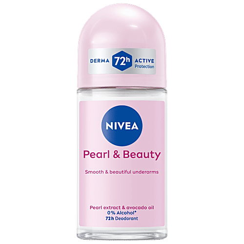 Buy Nivea Roll On Deodorant Pearl Beauty 50 ml Bottle Online