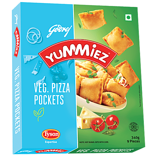 Buy Yummiez Pizza Pockets - Veg 340 gm Online at Best Price. of Rs
