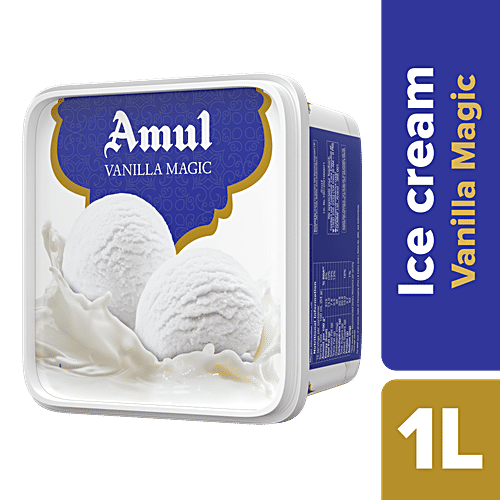 Buy Amul Real Ice Cream Vanilla Magic Lt Tub Online At Best