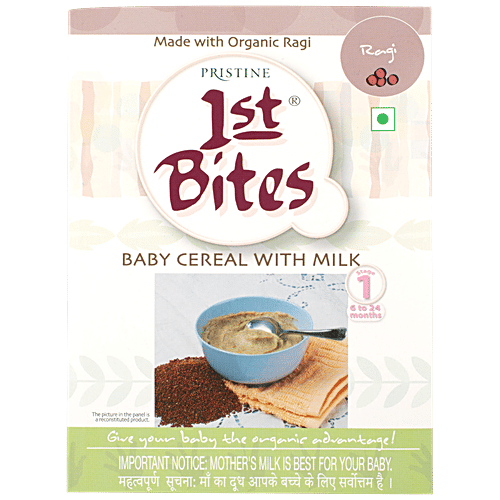 1st Bites Baby Cereals Stage 1, To 24 Months, 100% Organic, Ragi, Easy  To Digest, Infant Food, 300 g