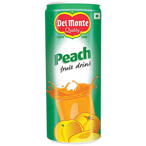 Buy Del Monte Fruit Drink Peach Coolada 240 Ml Tin Online at the