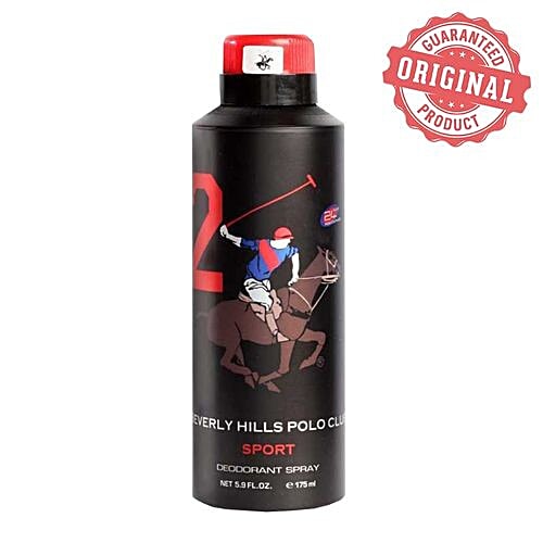 Buy Beverly Hills Polo Club Deodorant Spray Sport For Men 175 Ml