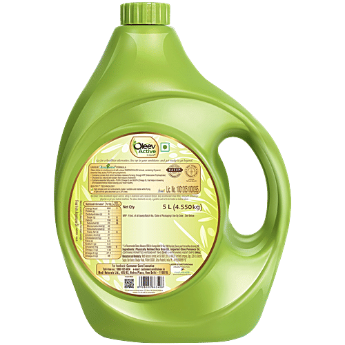 Oleev Active Blended Edible Vegetable Oil 5 L