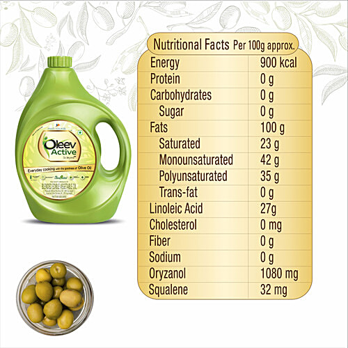 Oleev Active Blended Edible Vegetable Oil 5 L