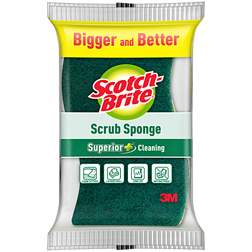 Scotch Brite Scrub Sponge Large, 1 pc