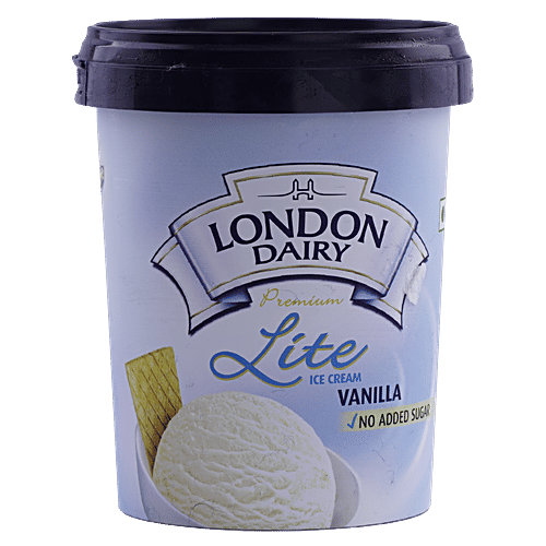 Buy London Dairy Ice Cream Vanilla Lite 500 Ml Tub Online At Best
