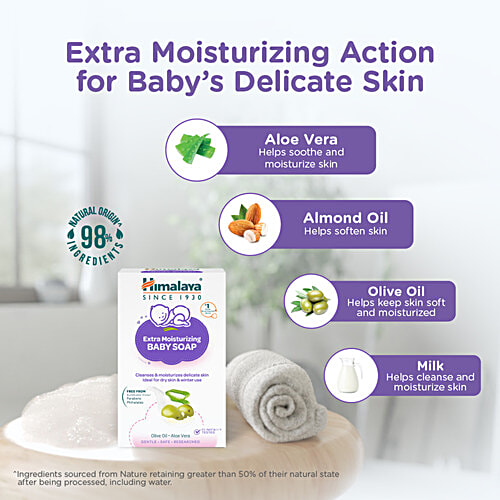 Himalaya Extra Moisturising Baby Soap 75G
