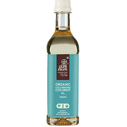 Buy Phalada Pure Sure Organic Coconut Oil Cold Pressed 250 Ml