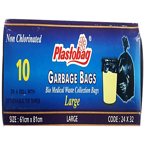 Buy Plastobag Garbage Bags Large 60 Cm X 81 Cm Carton Online at